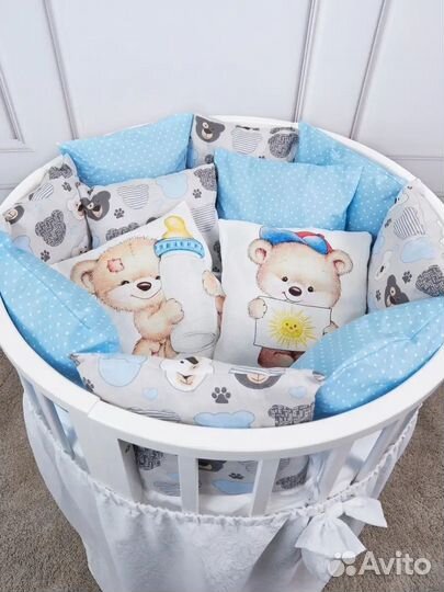 Бортики комплект с одеялом новый 2 вида
