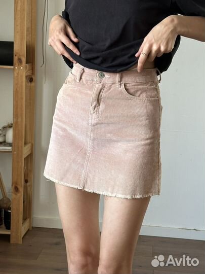 Юбка вельветовая