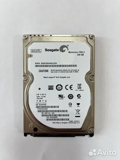 Жесткий диск Seagate 320gb