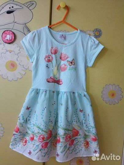 Вещи пакетом для девочки 110 (39 шт)