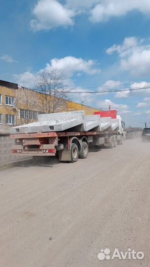 Полуприцеп бортовой площадка 50тн