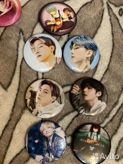 Значки аниме kpop bts