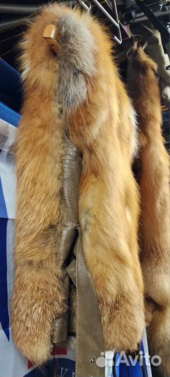 Жилетка женская из Камчатской лисы огневки р.42-44