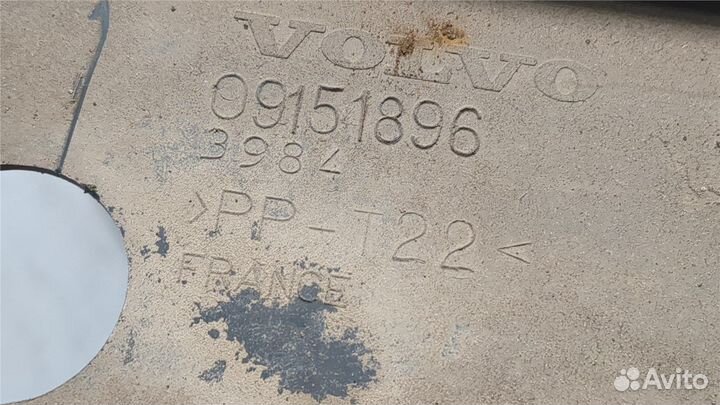 Защита моторного отсека Volvo V70, 2001