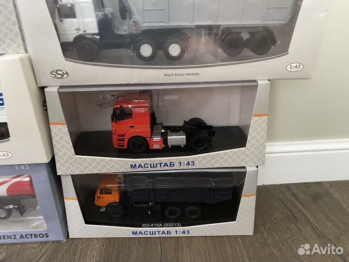 Модели 1:43 ssm автоистории камаз маз