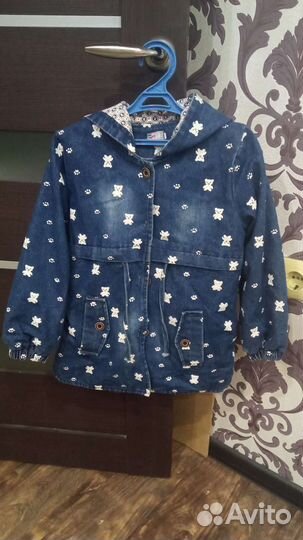 Джинсовая куртка для девочки