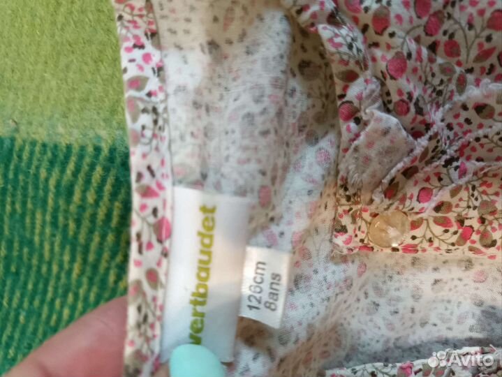 Рубашка для девочки 122 128