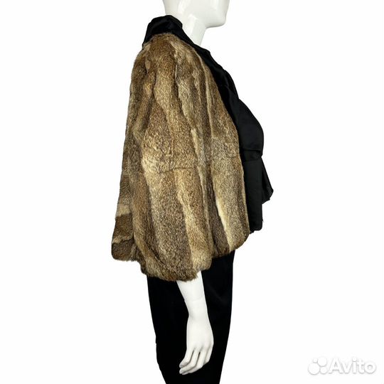 No brand меховое пончо S / M