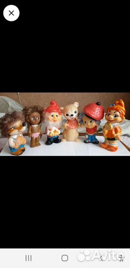 Резиновые игрушки для купания и коллекции