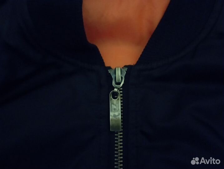 Куртка бомбер кирпич