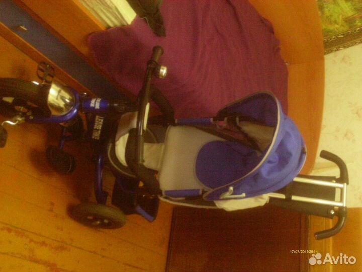 Детский трехколесный велосипед бу