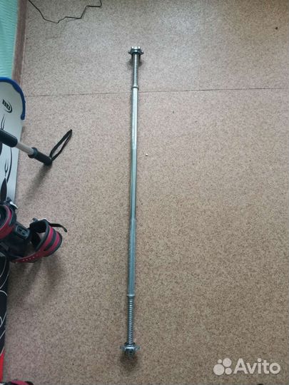 Гриф, штанга с гайками