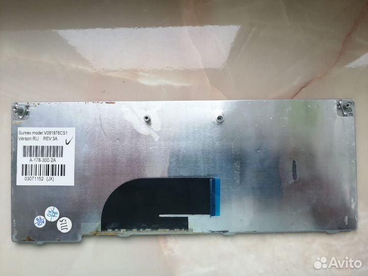 Клавиатура для Sony Vaio vpcm13M1R серебристая