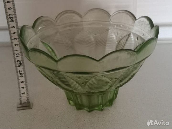 Посуда Ваза на ножке хрусталь