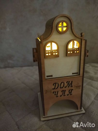 Чайный домик и светильник под свечку на батарейках