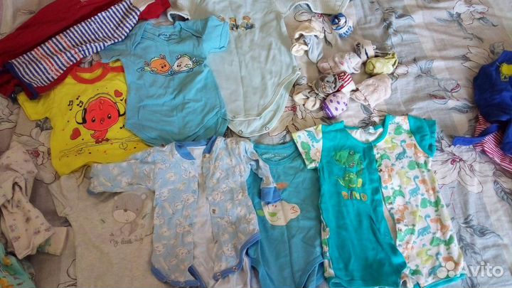 3 пакета вещей для мальчика от 0-1 года