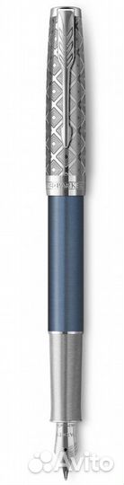 Parker Sonnet Premium Metal & Blue CT(нeдoрoгo)