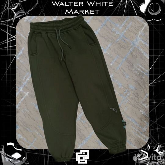 Утеплённые штаны на флисе Y2K