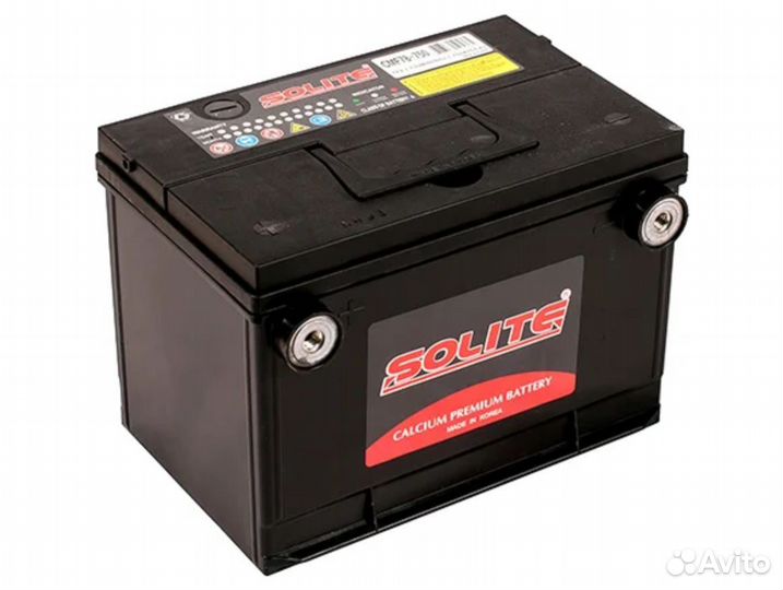 Акб 85Ач Solite Silver боковые клеммы MF78-750