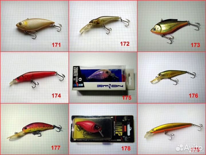 Воблер блесна для форели, щуки, окуня, судака