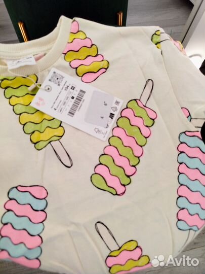 Футболка Zara 104 девочка