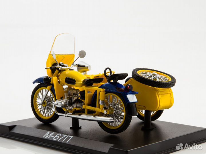 1:24 Наши мотоциклы Спецвыпуск №1 - М-67П «Урал»