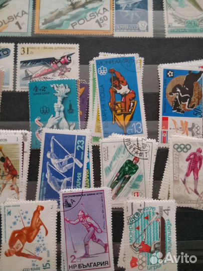 Почтовые марки, коллекционные, альбом