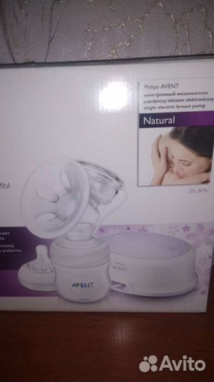 Молокоотсос avent электрический
