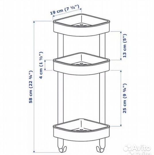 Полка настенная