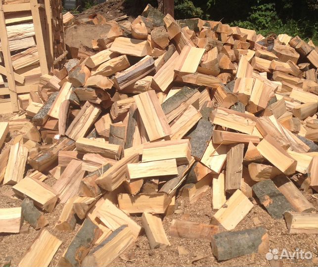 Дрова колотые хвойные