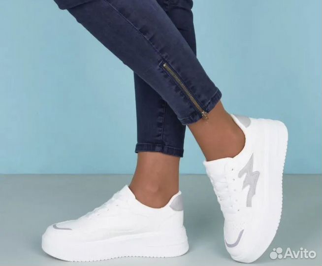 Кеды женские белые летние