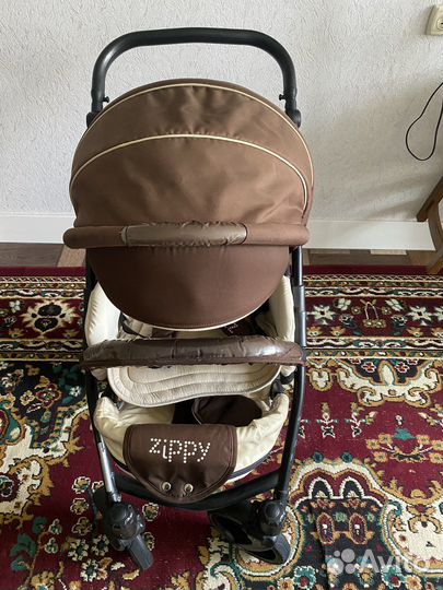 Коляска zippy 2 в 1 бу