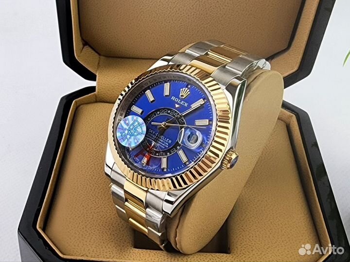 Часы Rolex sky dweller 41mm blue dial