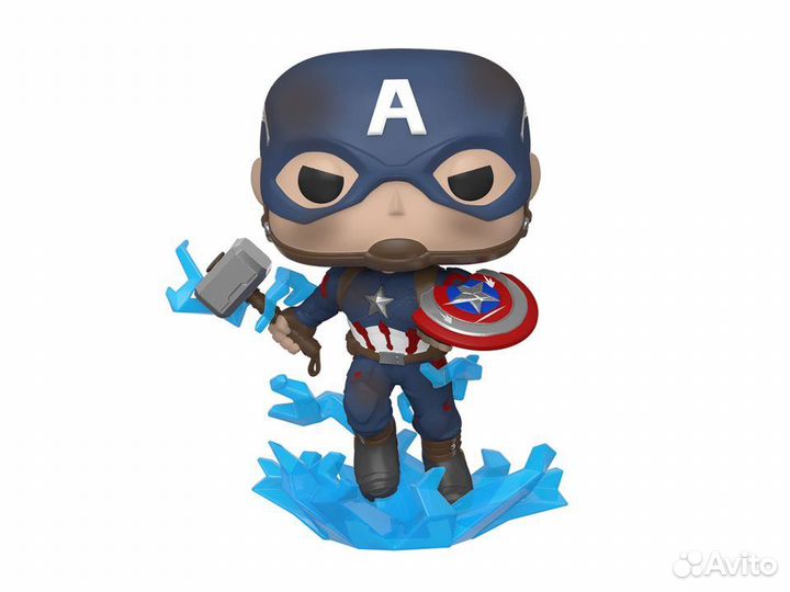 Funko POP Captain America w/Hammer (GW)(MT)(Exc)