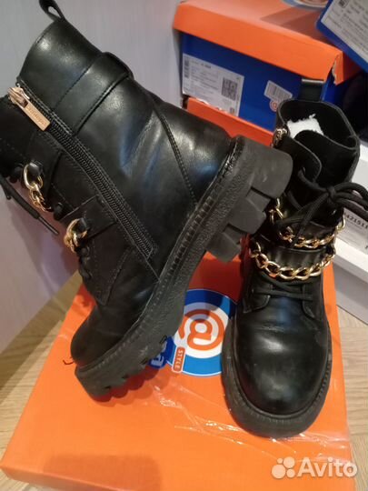 Ботинки антилопа 34