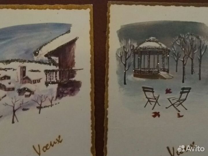 Старые открытки СССР и Франция