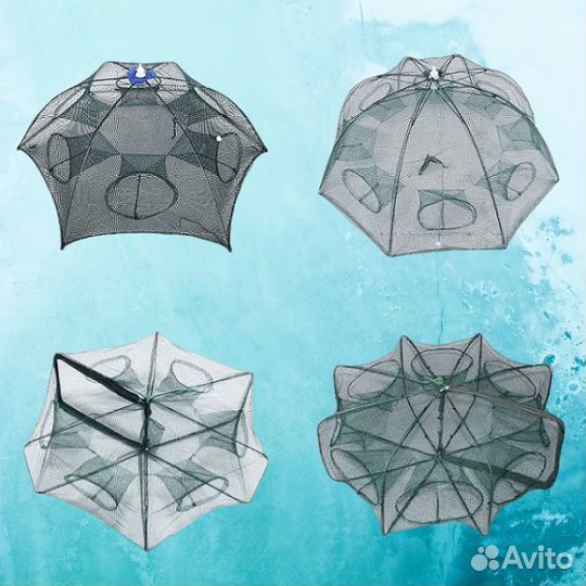 Раколовки зонты 6 входов - 10 шт