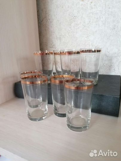 Стаканы 11 шт стекло СССР