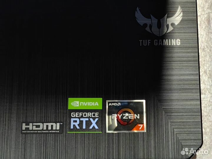 Игровой Asus Tuf 15.6''IPS Ryzen 7 3750H RTX2060