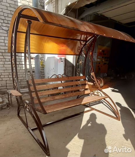 Садовые качели, кованая качель,качель для сада