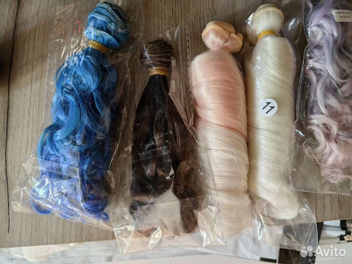 Тресы для кукол, волосы для кукол