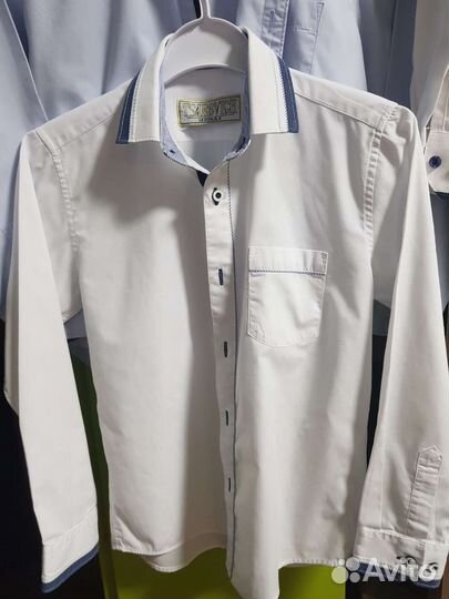 Продам рубашки школьные, рост 128