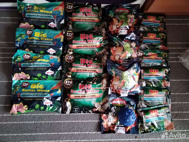 Игрушки и фигурки животных Деагостини в пакетиках