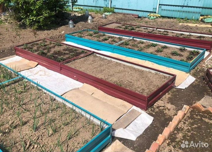 Грядка темно-зеленая 1м х 5м х 22см