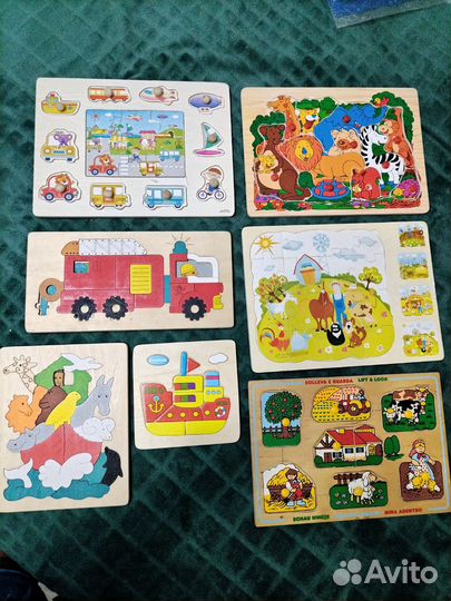 Деревянные пазлы