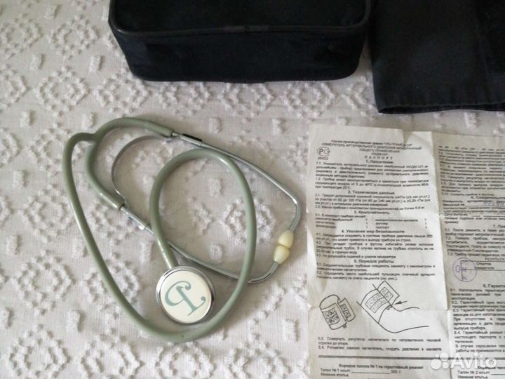 Тонометры. Манжета для тонометра. Фанендоскоп