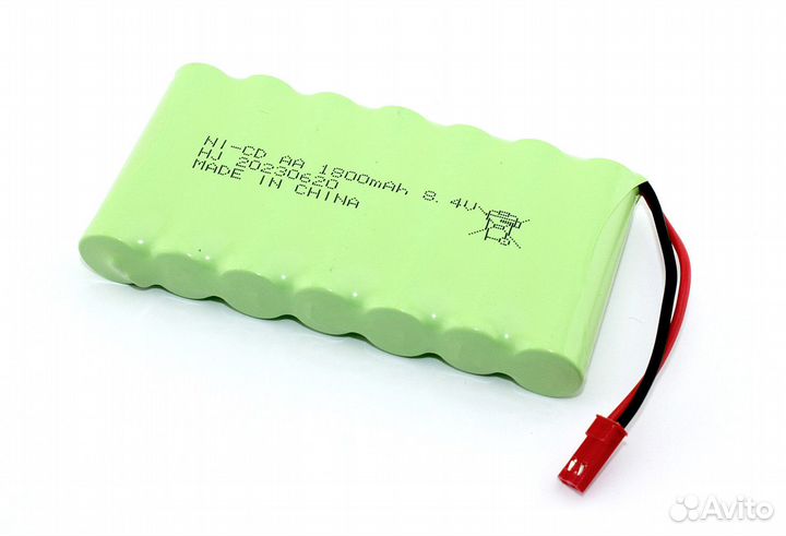 Аккумулятор Ni-Cd 8.4V 1800 mAh AA Flatpck JST