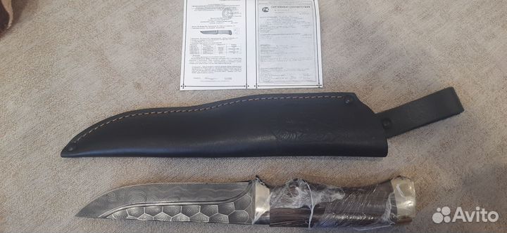 Нож из дамасска кузница Назарова Ворсма