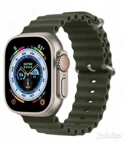 Новый Силиконовый ремешок AppleWatch 42/44/45/49мм