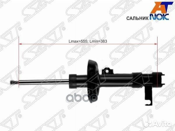 Стойка передняя chevrolet cruze/opel astra J 09